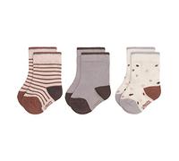 Lässig Chaussettes unisexes pour bébés et jeunes enfants Lot de 3/ Tiny Farmer lilas Taille 15-18