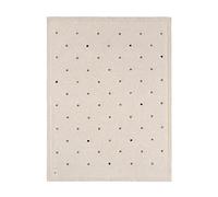 LÄSSIG Couverture en tricot pour bébé 100% coton biologique GOTS/Knitted Blanket Dots Nature