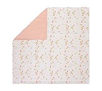 LÄSSIG Couverture pour bébé Couverture à langer Couverture douillette douce et respirante/ Heavenly Soft Blanket Little Mateys Sprinkles spicy orange