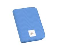 LÄSSIG Étui pour carnet de maternité, porte-documents avec fermeture éclair Bleu