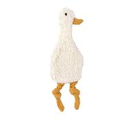 Lässig Knitted Baby Comforter Doudou Peluche pour Bébé Gots Tiny Farmer Goose Beige, Normal, 1 Pièce
