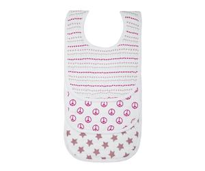 Lässig Lot 3 bavoirs Mousseline en Lot - 100% Gaze Coton prélavée et sont Perméables à l'Air - Sweet Dreams Fille