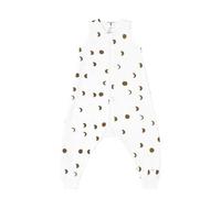 LÄSSIG Mixte Enfant Schlafoverall 0,5 Tog Ensemble Pyjama, Blanc., 98-104 EU