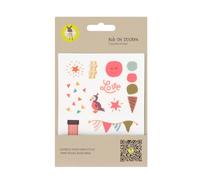 Lässig Mixte Enfant Sticker Rub on Happy, Colorée, Taille Unique EU