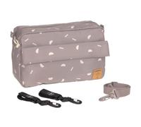 LÄSSIG Organiseur de poussette pour bébé Sac à bandoulière avec fixation pour poussette / Casual Buggy Organizer Bag Blocks Taupe