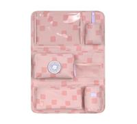 LÄSSIG Organisateur de siège arrière de Voiture Sac de siège arrière pour Voiture à Suspendre Pliable/Car Wrap-to-Go Motif fête Rose