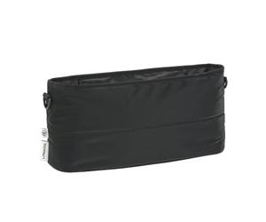 LÄSSIG Organiseur pour poussette avec système de fixation Noir | Sac pour poussette, rangement pour poussette, organiseur pour poussette, organiseur pour change