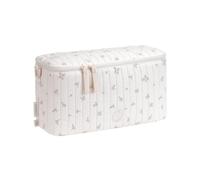 LÄSSIG Organiseur pour poussette Enoa avec fixation Feuilles de la nature | Sac pour poussette, rangement pour poussette, organiseur pour poussette, organiseur pour change
