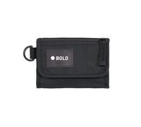 LÄSSIG Porte-monnaie pour enfants avec fermeture autoagrippante et fenêtre transparente/School Wallet Bold black