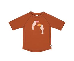 Lässig Rashguard à Manches Courtes Maillot de Bain-séparément, Rouille Toucan, 3-6 Mois(62/68), Mixte Enfant