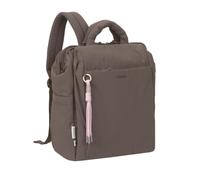 LÄSSIG sac à dos à langer Minoa 20 l avec accessoires de change et compartiment pour ordinateur portable, marron