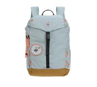 LÄSSIG Sac à Dos de randonnée pour Enfants Sac à Dos pour Enfants avec Sangle de Poitrine Bretelles rembourrées Hydrofuge, 14 litres/Big Outdoor Backpack Nature Light Blue