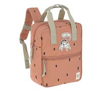 LÄSSIG Sac à dos pour enfants Mini Square Happy Prints – 28 cm, 5,5 L, sangle de poitrine, Caramel