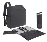 LÄSSIG Sac à dos pour changer le bébé/Tender Backpack anthracite