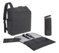LÄSSIG Sac à dos pour changer le bébé/Tender Backpack anthracite G