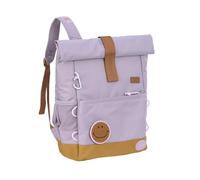 LÄSSIG Sac à dos enfant Rolltop Little Gang – 12 L hydrofuge avec sangle de poitrine – Mauve