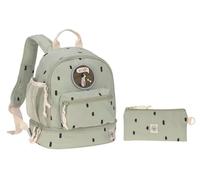Lässig Sac à dos pour enfants Happy Prints – 27 cm, 6,5 L, ceinture pectorale, 3 ans, olive clair