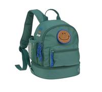 LÄSSIG Sac à dos pour enfants avec sangle de poitrine Sac à dos pour l'école maternelle 27 cm, 6,5 litres, 3 ans/Mini Backpack dark green