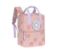 LÄSSIG Sac à Dos pour Enfants avec Sangle de Poitrine Sac pour la Maternelle Sac à Dos pour la Maternelle 28 cm, 7 litres, 3 Ans/Mini Square Backpack Pattern Party Rose