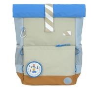 Lässig Sac à dos pour enfants Rolltop Sunny Explorer 12 L hydrofuge sangle de poitrine Vert/Bleu
