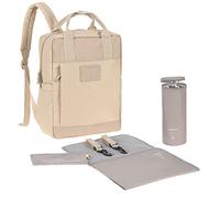 Lässig Sac à langer Sac à dos avec matelas à langer, fixation pour poussette et porte-bouteille Durable/GRE Vividal Backpack humus