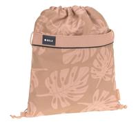 Lässig sac de gym School String Bag Bold Leaves Caramel