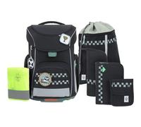 LÄSSIG Set de 7 cartables pour Enfants/School Set Slim Unique Black