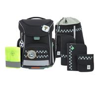 LÄSSIG Set de 7 cartables pour Enfants/School Set Slim Unique Black