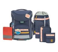 Lässig sac d'école Unique School Set Slim 7-teilig Navy