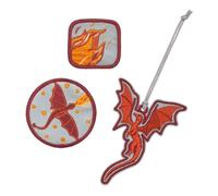 Lässig School Patches Set 3-teilig Dragon [273048] - patches cartable