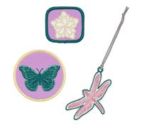 LÄSSIG Set de pendentifs et de Patchs (3 pièces) avec Bouton-Pression/School Patches Set Dragonfly