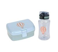 LÄSSIG Adventure tipi Boîte à déjeuner, pour enfant, avec compartiments amovibles, sans BPA, rose