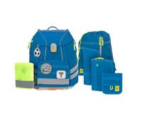 LÄSSIG Set de 7 cartables pour enfants École set complet/School Set Flexy Unique Speckles berry, Bleu, Taille Unique