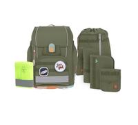 LÄSSIG Set de 7 cartables pour enfants/School Set Boxy Unique olive
