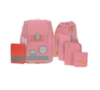 Lässig Set de 7 cartables pour Enfants/School Set Boxy Unique Pink