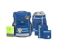 LÄSSIG Set de 7 cartables pour Enfants/School Set Slim Unique Dark Blue