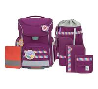LÄSSIG Set de 7 cartables pour Enfants/School Set Slim Unique Lilac