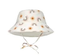 LÄSSIG Splash & Fun - Chapeau de soleil pour bébé et enfant - Avec protection UV - Rainbow Nature - 19-36 mois, Rainbow nature, 50-51