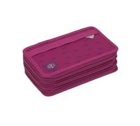 LÄSSIG Trousse à crayons remplie 20 pièces / School Triple Pencil Case Unique, Speckles Berry