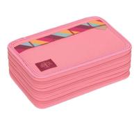 Lässig Trousse à crayons rose pour fille - Unique School Triple Pencil Case Slim 301924