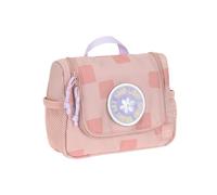 LÄSSIG Trousse de Toilette pour Enfants Pochette de Toilette Sac à Linge Trousse de Toilette à Suspendre/Mini Washbag Pattern Party Rose