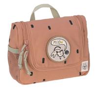 LÄSSIG Trousse de Toilette pour Enfants Trousse de Lavage Trousse de Culture à Suspendre, 20 cm/Mini Washbag Happy Prints Caramel