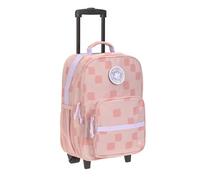 LÄSSIG Valise pour Enfants Valise à roulettes avec poignée télescopique et roulettes pour Enfants Bagage à Main/Trolley Pattern Party Rose