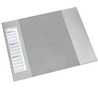 Läufer Sous-main Durella D2 42653 – Gris 65x52 cm – Deux rabats latéraux transparents – Antidérapant