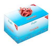 Läufer Bracelets élastiques RONDELLA en caoutchouc naturel 200 x 6 mm rouge 1.000 g