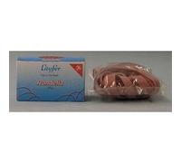 Läufer 51545 bracelets élastiques Rondella 150 x 10mm, diamètre 100mm, élastiques à 10mm de large, carton de 50g, rouge