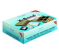 Läufer 59103 bracelets élastiques X Rondella, bandes élastiques croisées, élastiques 80 x 11 mm, diamètre 50 mm, carton de 100g, couleurs assorties