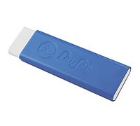 Läufer 69261 Gomme de poche pour crayons et crayons de couleur, bleue, avec étui de protection, gomme pour la poche de pantalon