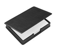 Läufer Concerto 34056 Boîte à notes en cuir véritable Noir carbone Coutures décoratives faites à la main en Allemagne