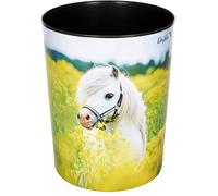 Läufer Corbeille À Papier "Cheval Dans Un Champ De Colza" 13 Litres H 30 Cm